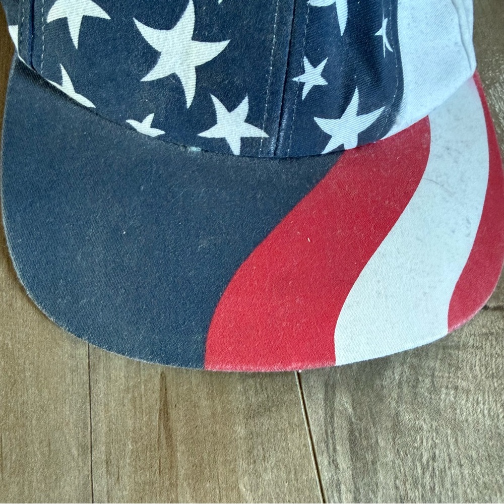 Vintage Goofy's Hat Co Snapback Disney Mickey Flag Stars Stripes Baseball Cap 90 - Picture 2 of 14